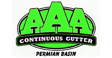 AAA Continuous Gutters Permian Basin Logo